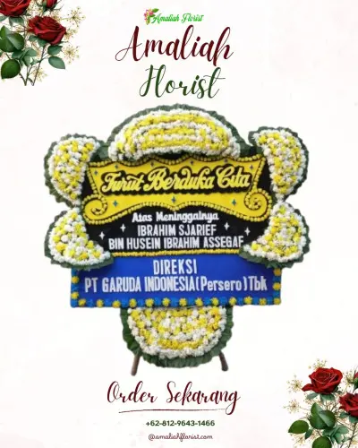 Papan Bunga Duka di Cigandamekar